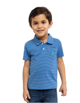 Camiseta de Rayas Tipo Polo para niños marca u.s polo ass