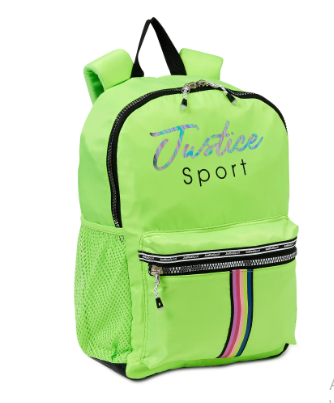 Morral Justice J-sport Verde Neon para jovencitas