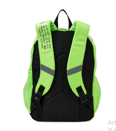 Morral Justice J-sport Verde Neon para jovencitas