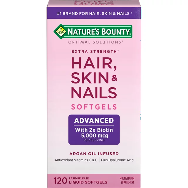 Nature's Bounty Optimal Solutions Advanced Hair, Skin and Nail