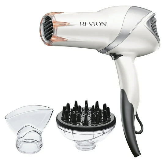 Secador Revlon 1875W Infrared Heat + Ceramic Hair Dryer, White