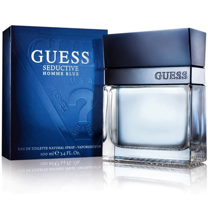 Seductive Blue de guess 3.4 oz Edt para hombre