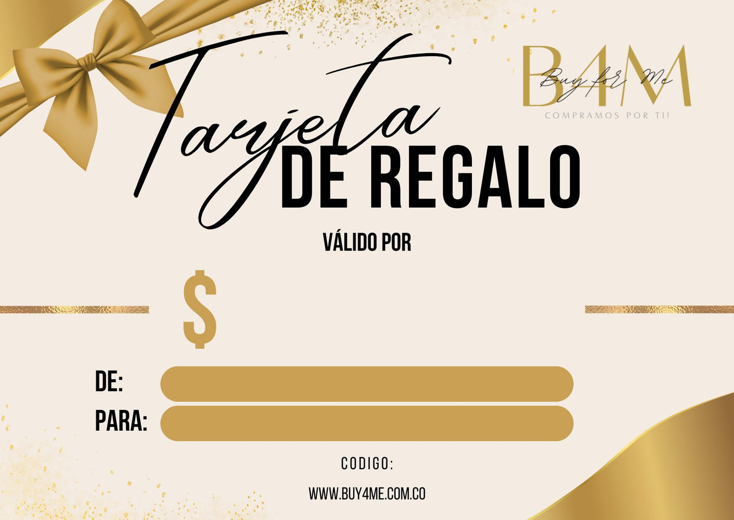 Tarjeta Regalo