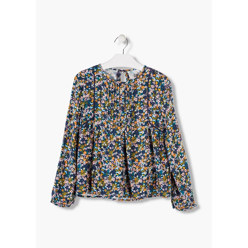 Blusa manga larga estampada marca Losan