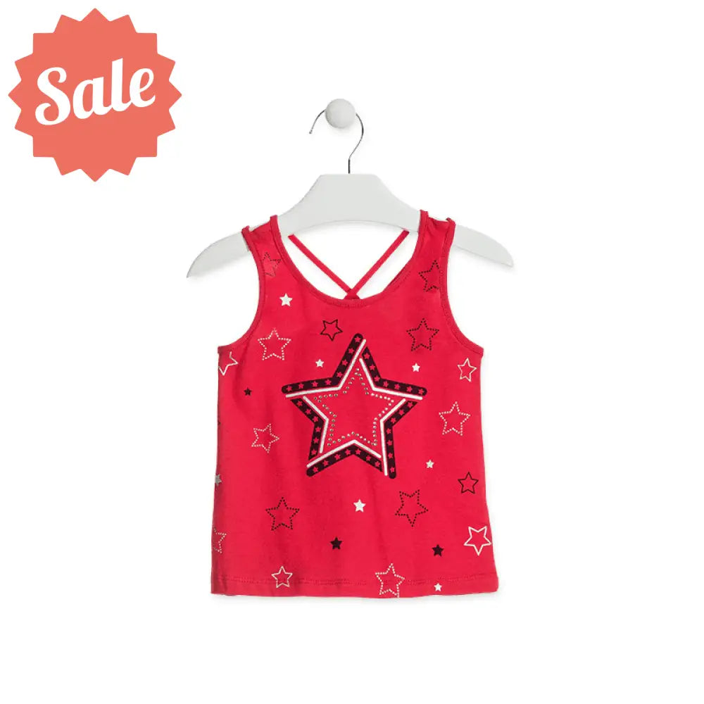 Camiseta Niña Estampado Estrellas Losan Blusa