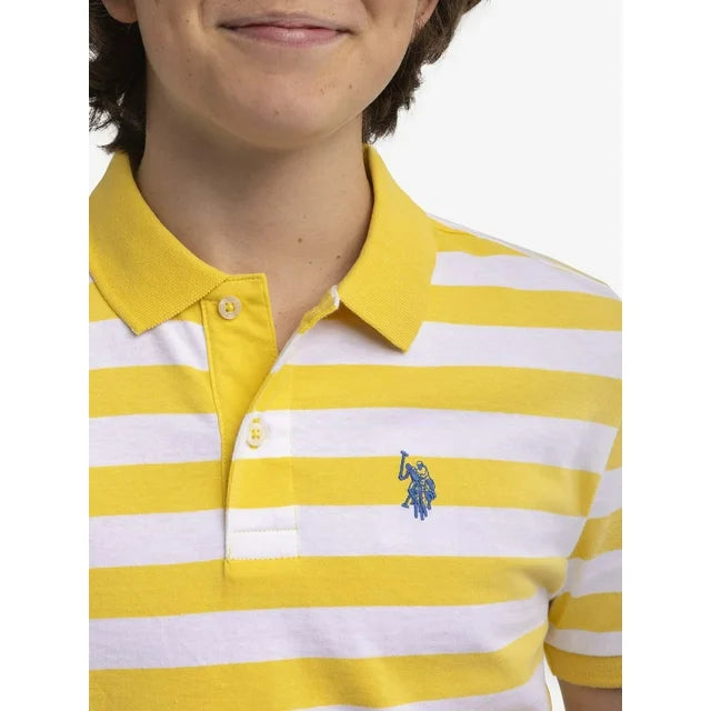 camiseta Tipo Polo Rayas para NIño Marca U.S Polo Assn