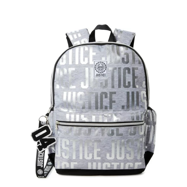 Morral Justice Letras Logo Metalizadas