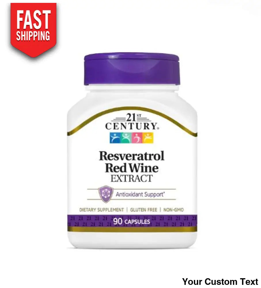 Resveratrol Century 21 Capsulas De Extracto Vino Tinto Suplementos Y Vitaminas