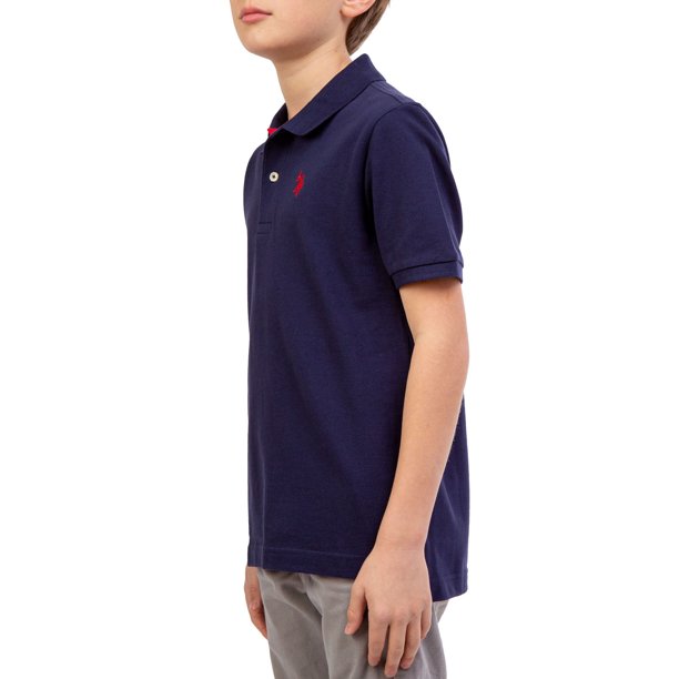 Camiseta polo U.S Polo Assn Niño azul turqui